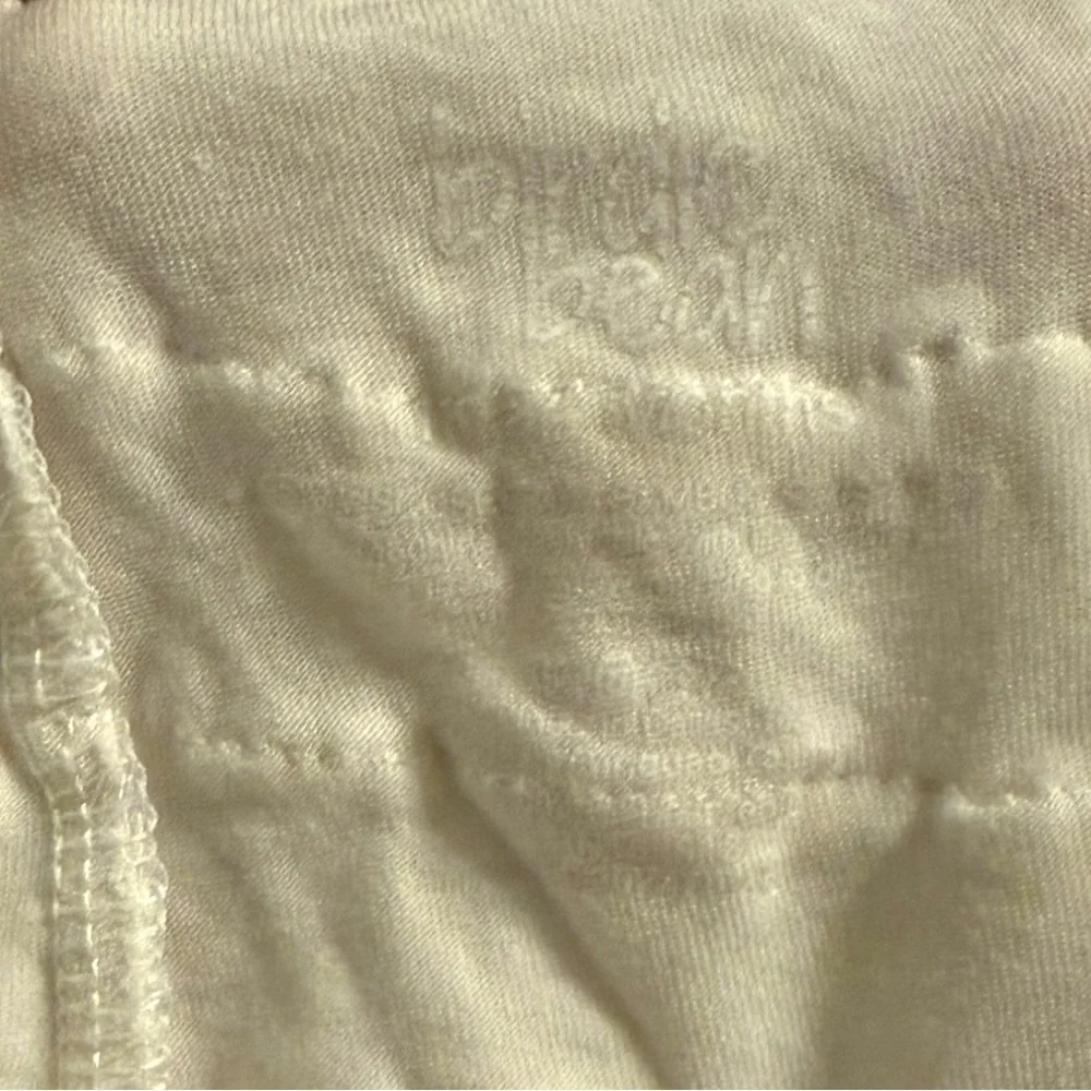 Birdie Bean Bamboo Ruffle Leggings 18-24M Cream Soft Pajama Pant - Picture 5 of 5
